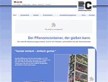 Tablet Screenshot of bc-container.de
